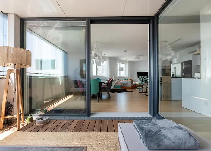 Apartment Luxus über Den Wolken, 18. Stock Mit Klimaanlage Und Garage Wien