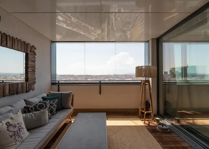 Luxus über Den Wolken, 18. Stock Mit Klimaanlage Und Garage Apartment Wien